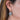 Grey Mother-of-Pearl Flower Hook Earrings