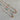 Morganite Cloudy Quartz & White Pearl Necklace - 58cm