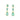 Aqua Stone Triple Drop Earrings - $229 RRP