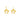 Filigree Star Pearl Earrings - Yellow Gold