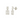 Double Rectangle Drop Earrings