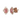 Oval Cut Pink Cubic Zirconia Earring