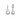 Large Silver Baroque Pearl Drop Earrings