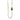 Baroque White Pearl Necklace with Green Crystal Clasp