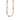 Milti pink and gold pearl necklace with lobster clasp