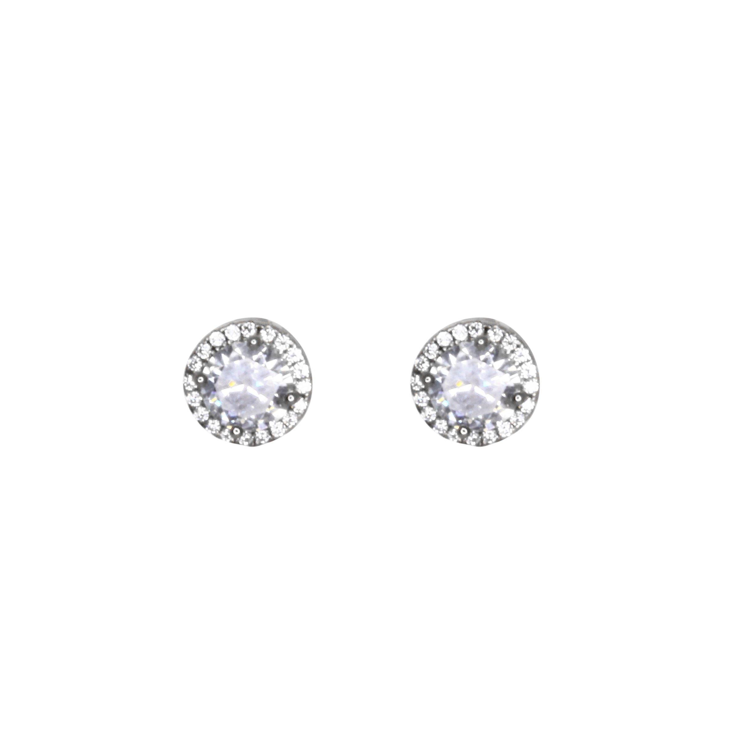 Silver Crystal Stud