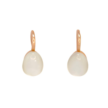 Mother-of-Pearl Oval Earrings