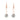 Circle Links with Quartz Drop Earrings - $145 RRP