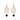 White Agate & Black Agate Drop Earrings