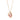 Rose Gold Hammered Pendant