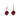 Red Agate Earrings - $102 RRP