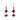 Red Agate Double Drop Earrings