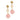 Pearl & Pink Jade Double Drop Earrings