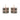 Fume Crystal Square Drop Earrings