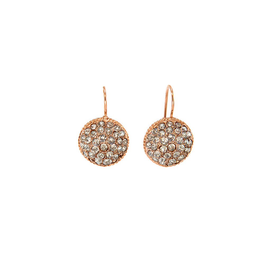 Round Crystal Earrings