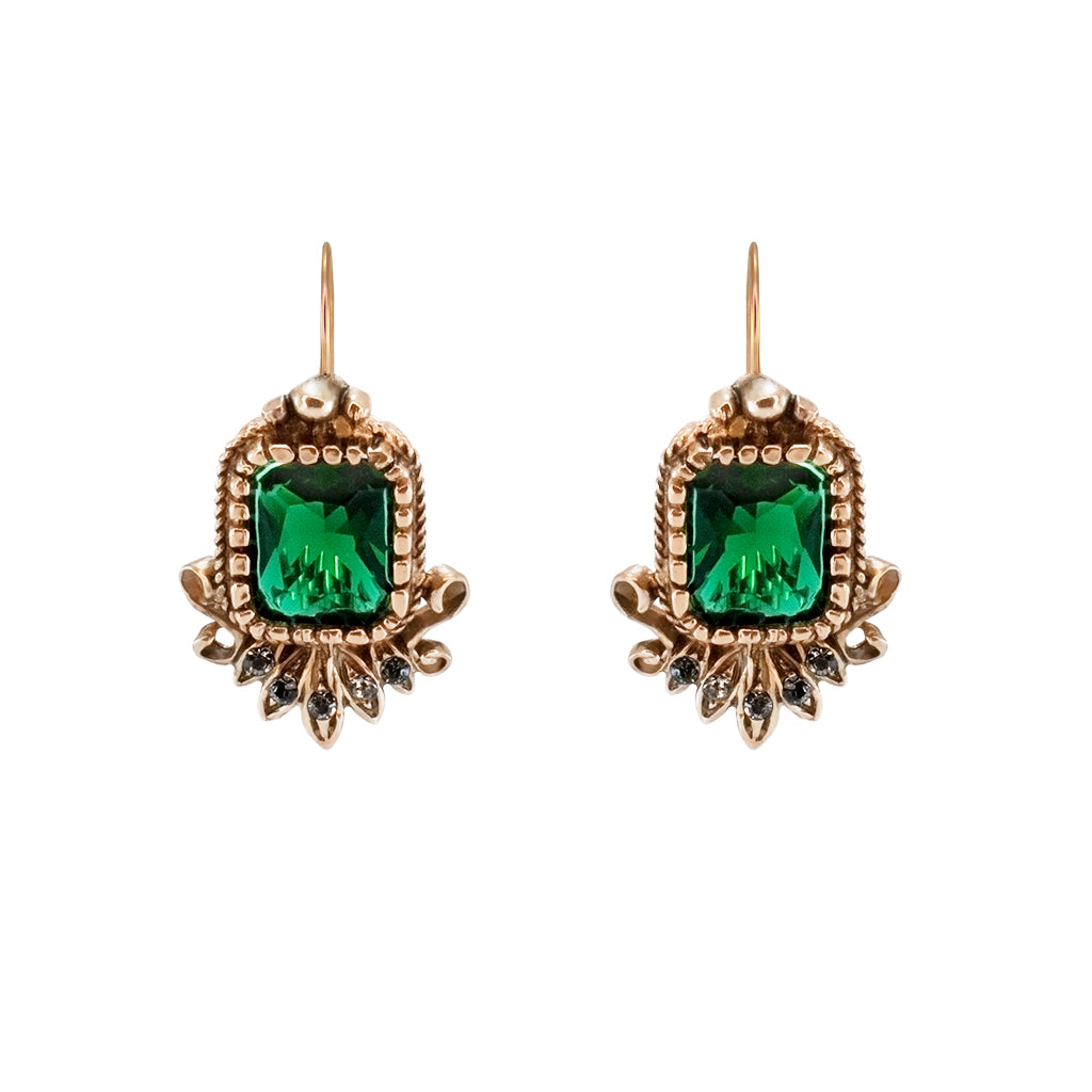 Antique Green Earrings
