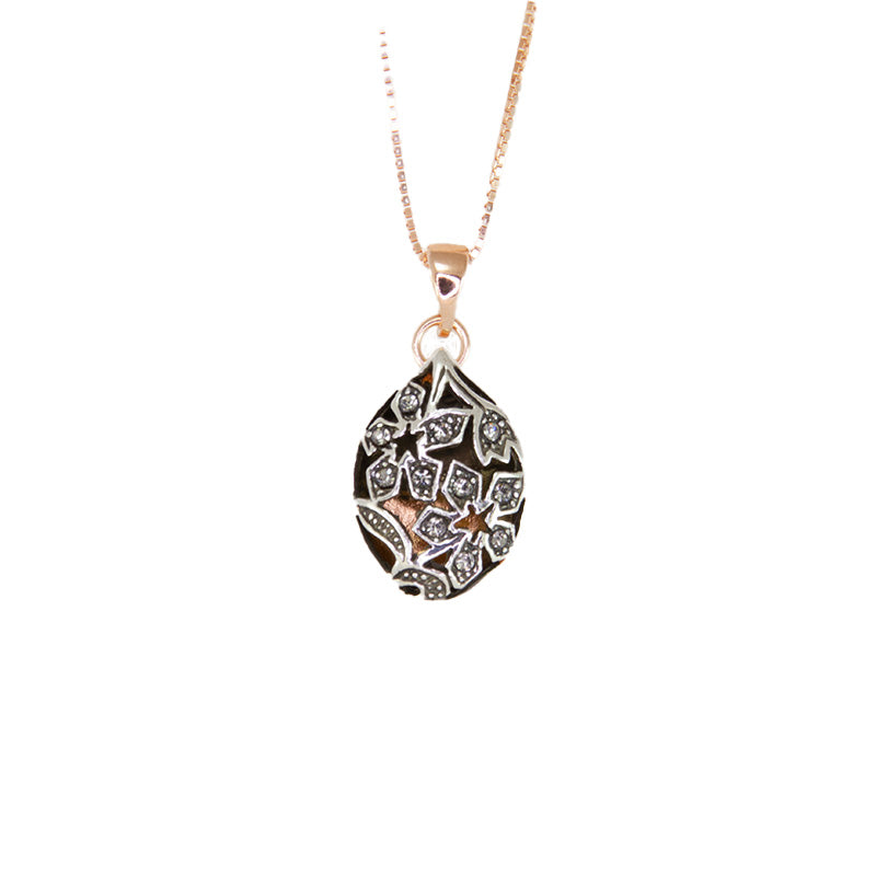 Crystal Flower Pendant
