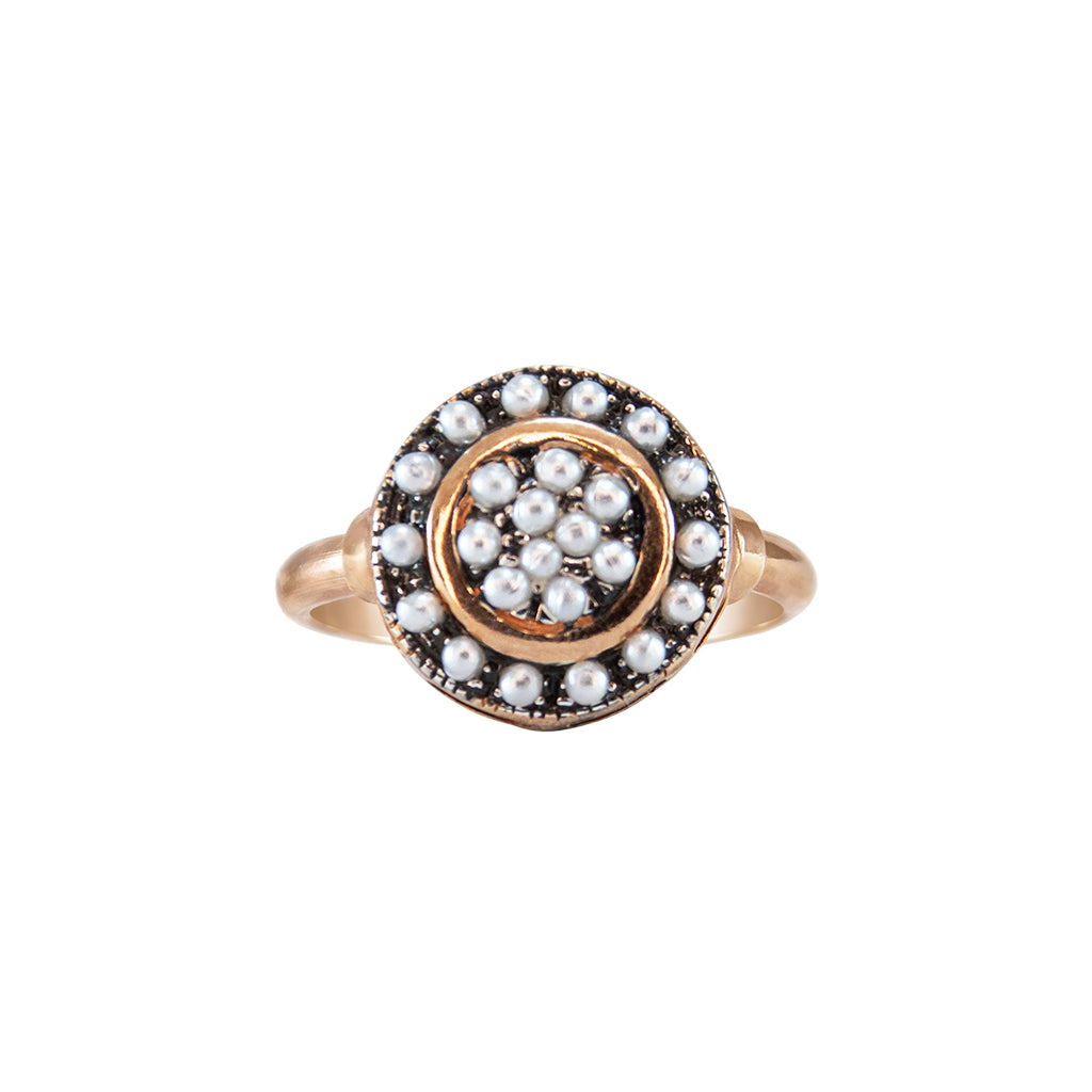 Pearl Disc Ring