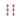 Pink Triple Drop Earrings - $229 RRP