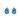 Light Blue Oval Crystal Earrings - $215 RRP