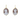 Oval Head Cameo Earrings - Yellow Gold