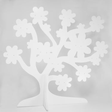 White Earrings Tree