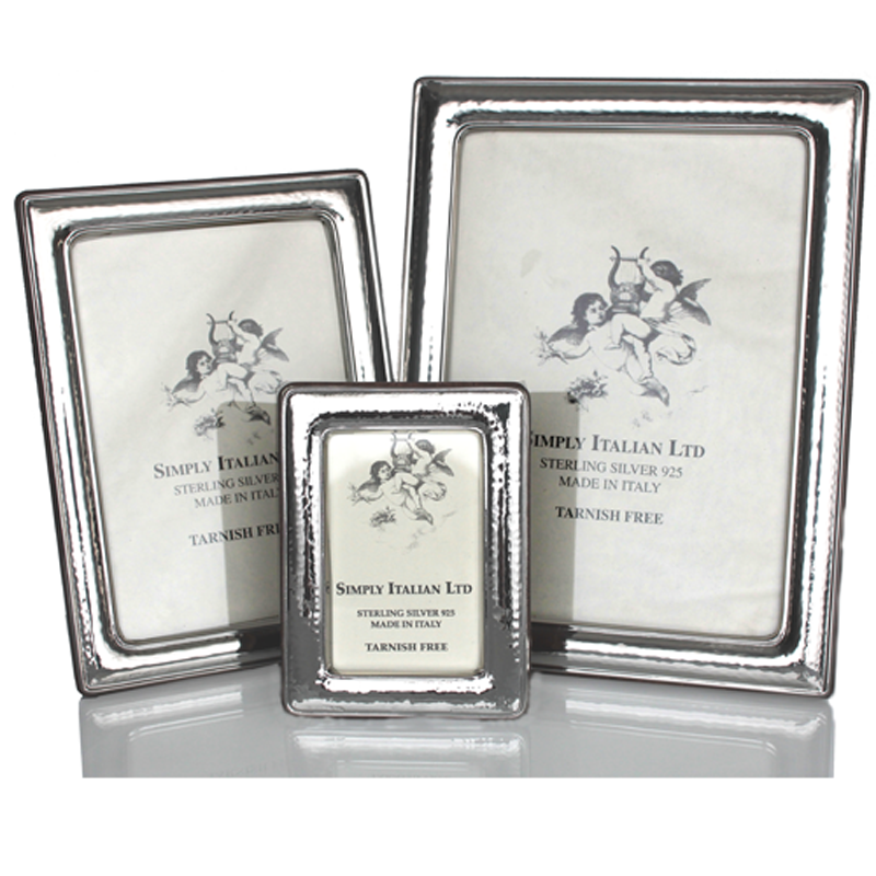 Sterling Hammered Frame - Large