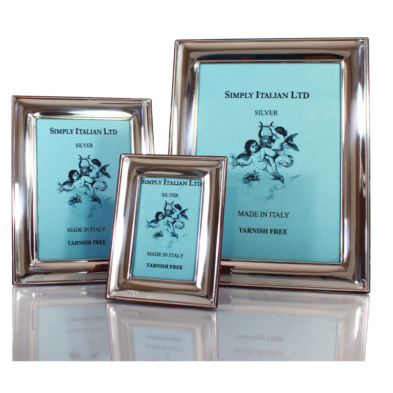 Bilaminato Light Silver Plain Frame - Small