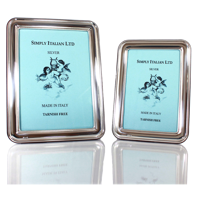 Bilaminato Light Silver Rounded Frame - Large