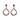 Garnet Teardrop Earrings - $835 RRP