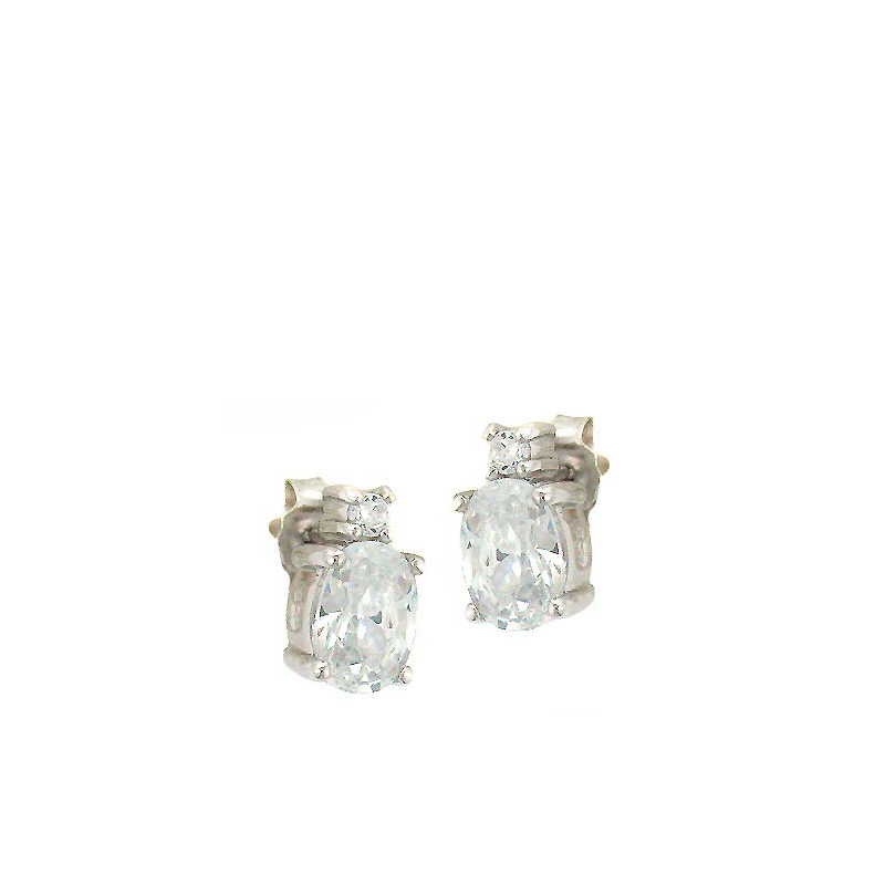 Oval Stud Earrings