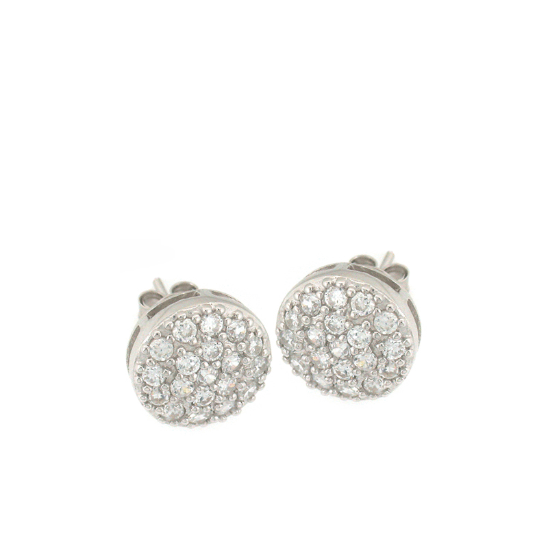 Large Multi Round Stud Earrings