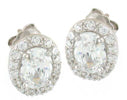 Oval Stud Earrings