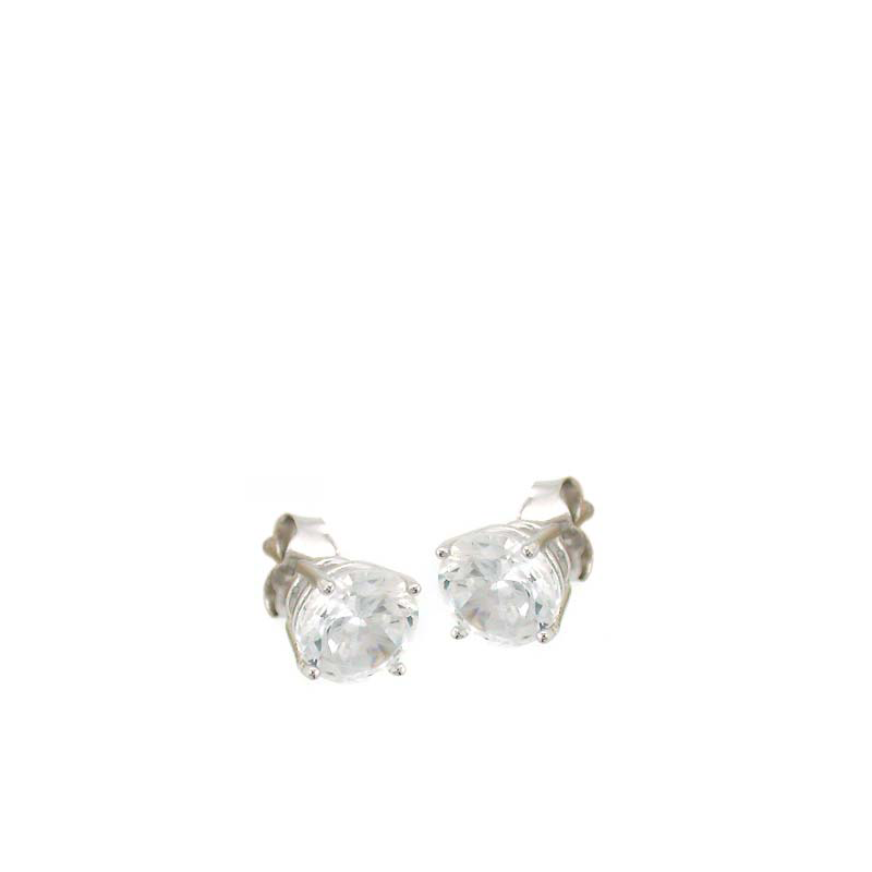 Small Round Stud Earrings