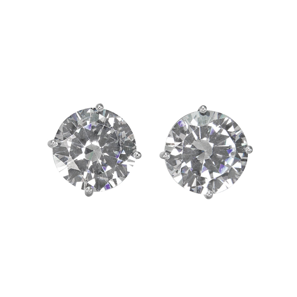 Round Stud Earrings