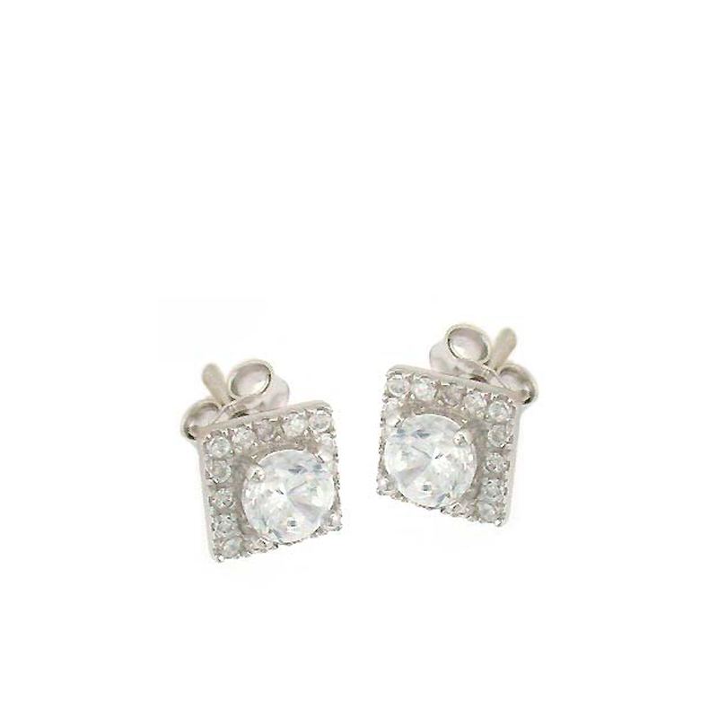 Square Stud Earrings