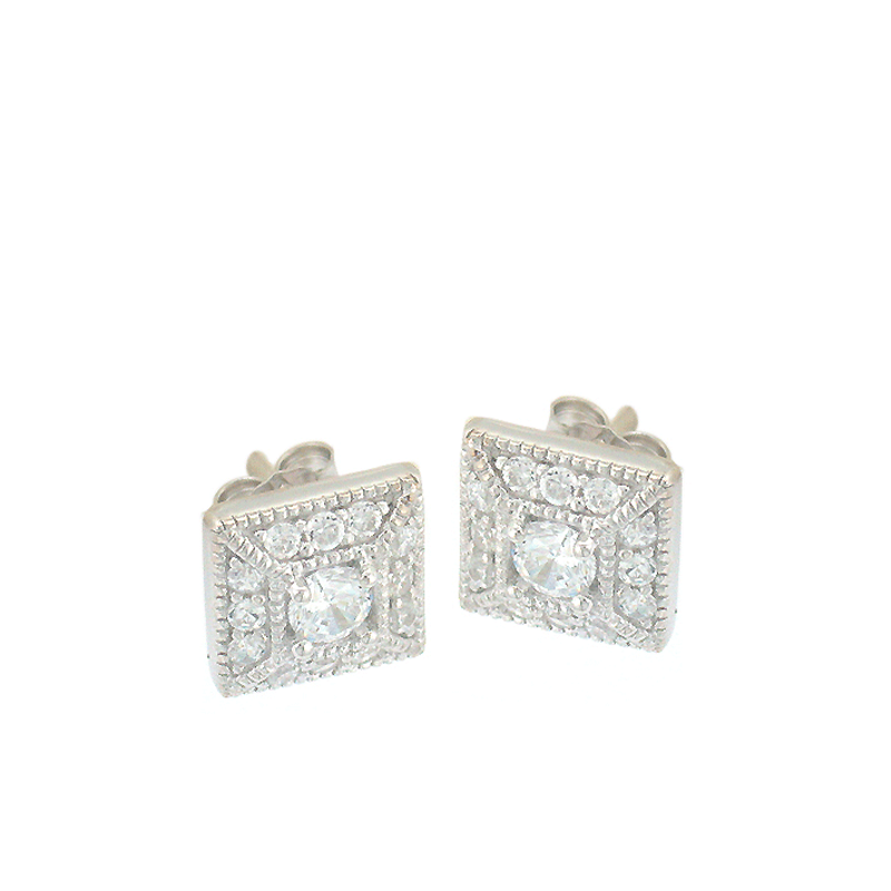 Decor Square Stud Earrings