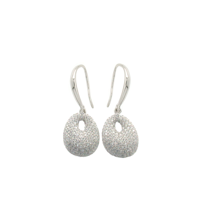 Oval Drop Earrings