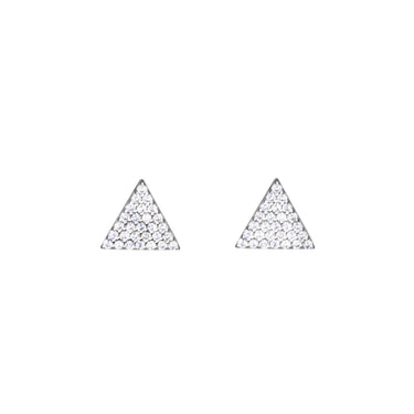 Triangle Crystal Earrings - $65.00 RRP
