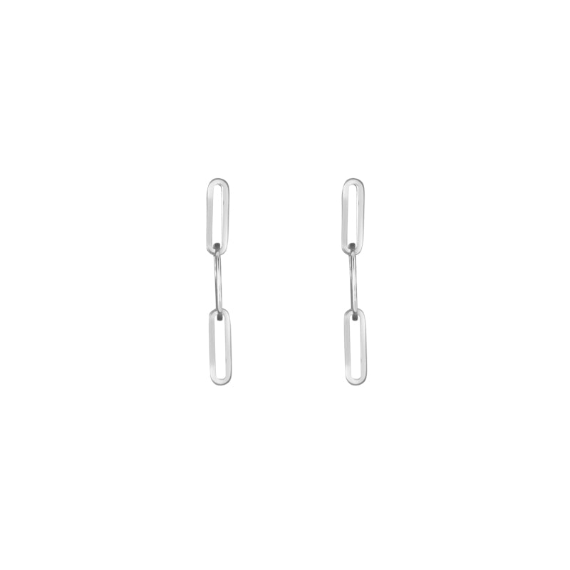 Three Chain Stud Earring - RRP $75.00