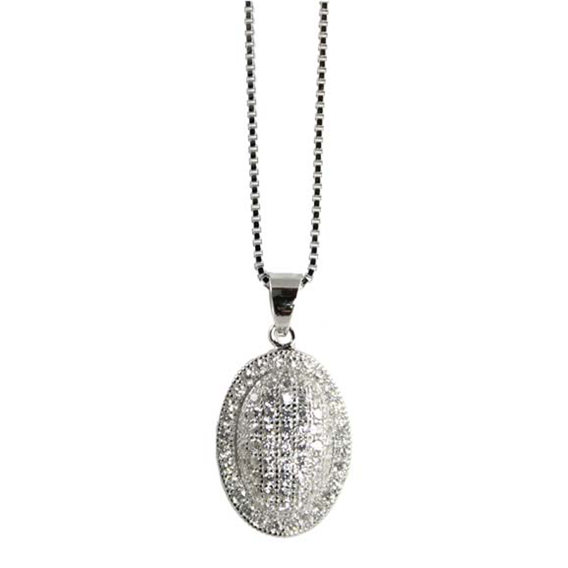 Domed Oval Pendant