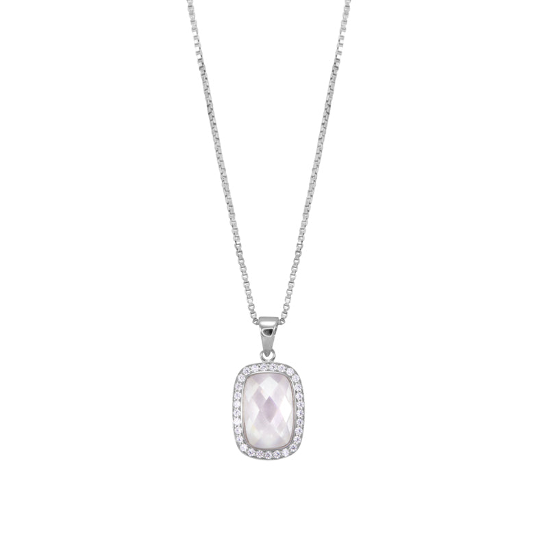Rectangle Crystal Pendant
