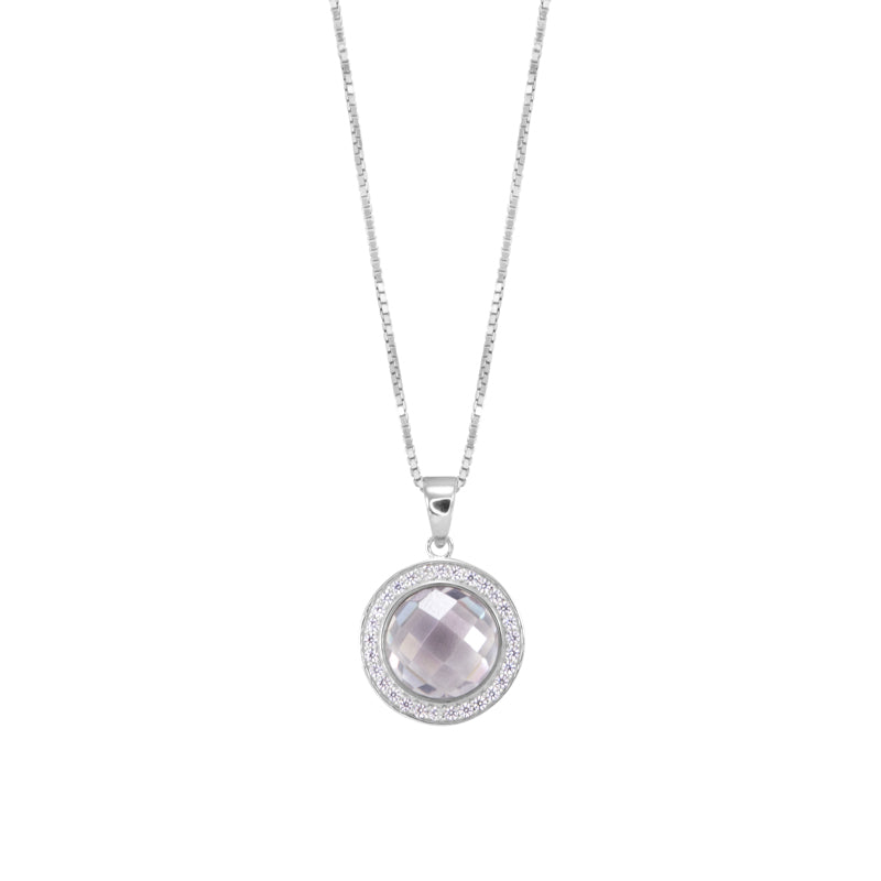 Round Crystal Pendant