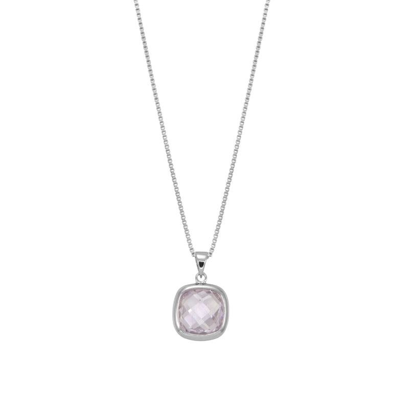 Square Crystal Pendant