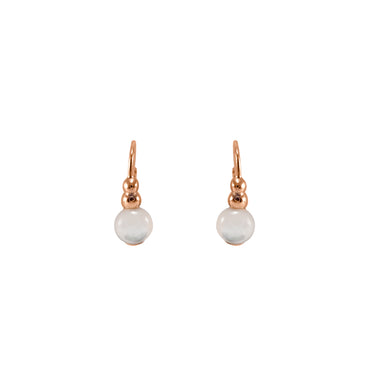 Mother-of-Pearl Round Drop Earrings