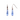 Blue Teardrop Earrings