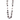 Cloudy Quartz & Silver Pearl Necklace - 125cm