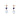 Blue Jade Coin & Dark Blue Drop Stud Earrings