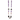 Amethyst, Cloudy Quartz, & Silver Pearl Necklace - 58cm