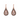 Bright Crystal Teardrop Earrings